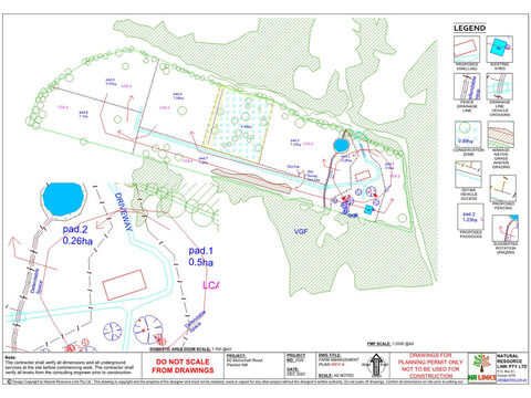 Dwelling and integrated land management plan  Motshall Road Panton Hill
